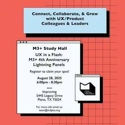 UX in a Flash: M3+ 4th Anniversary Lightning Panels