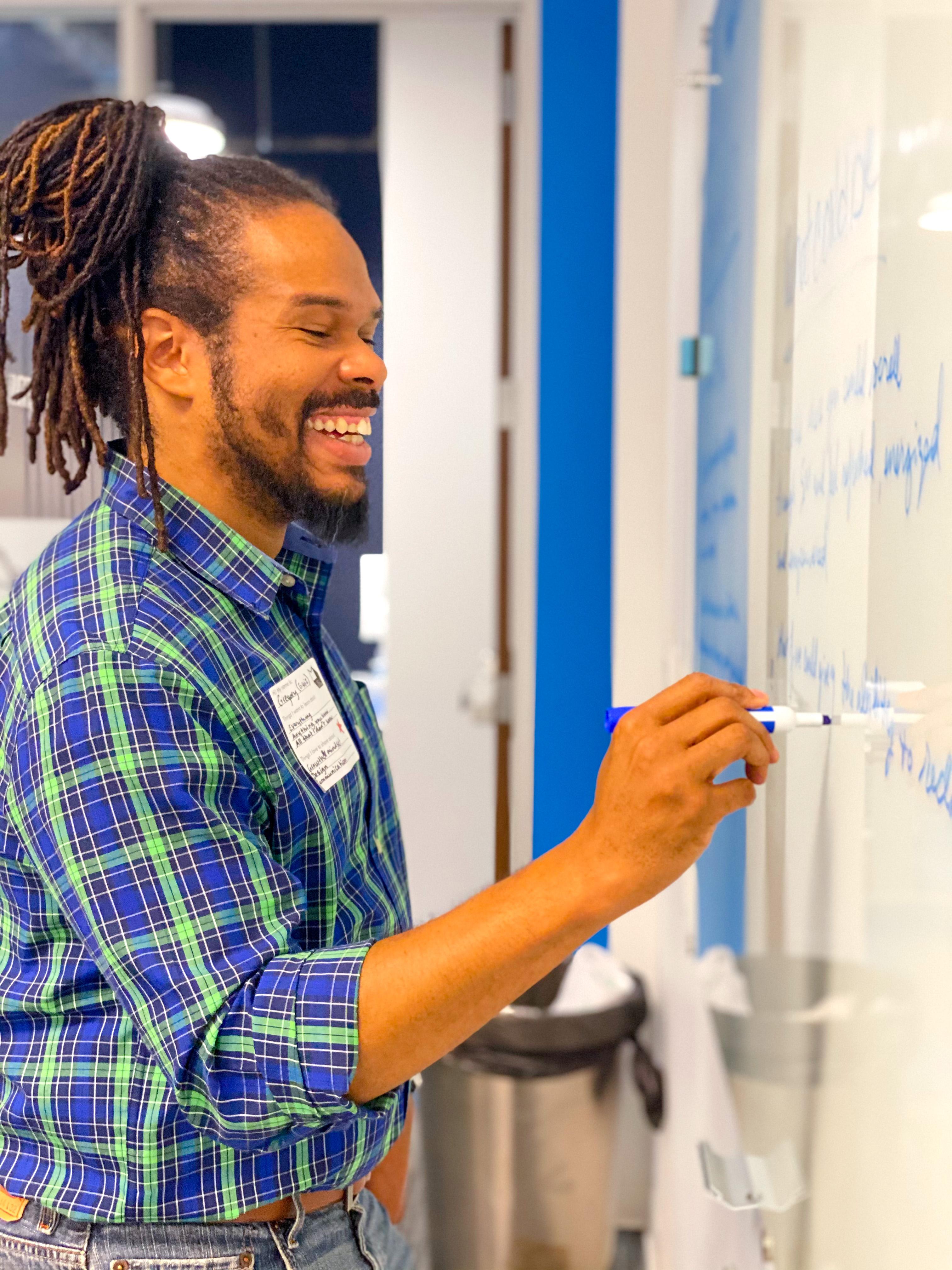 Design leaders presenting